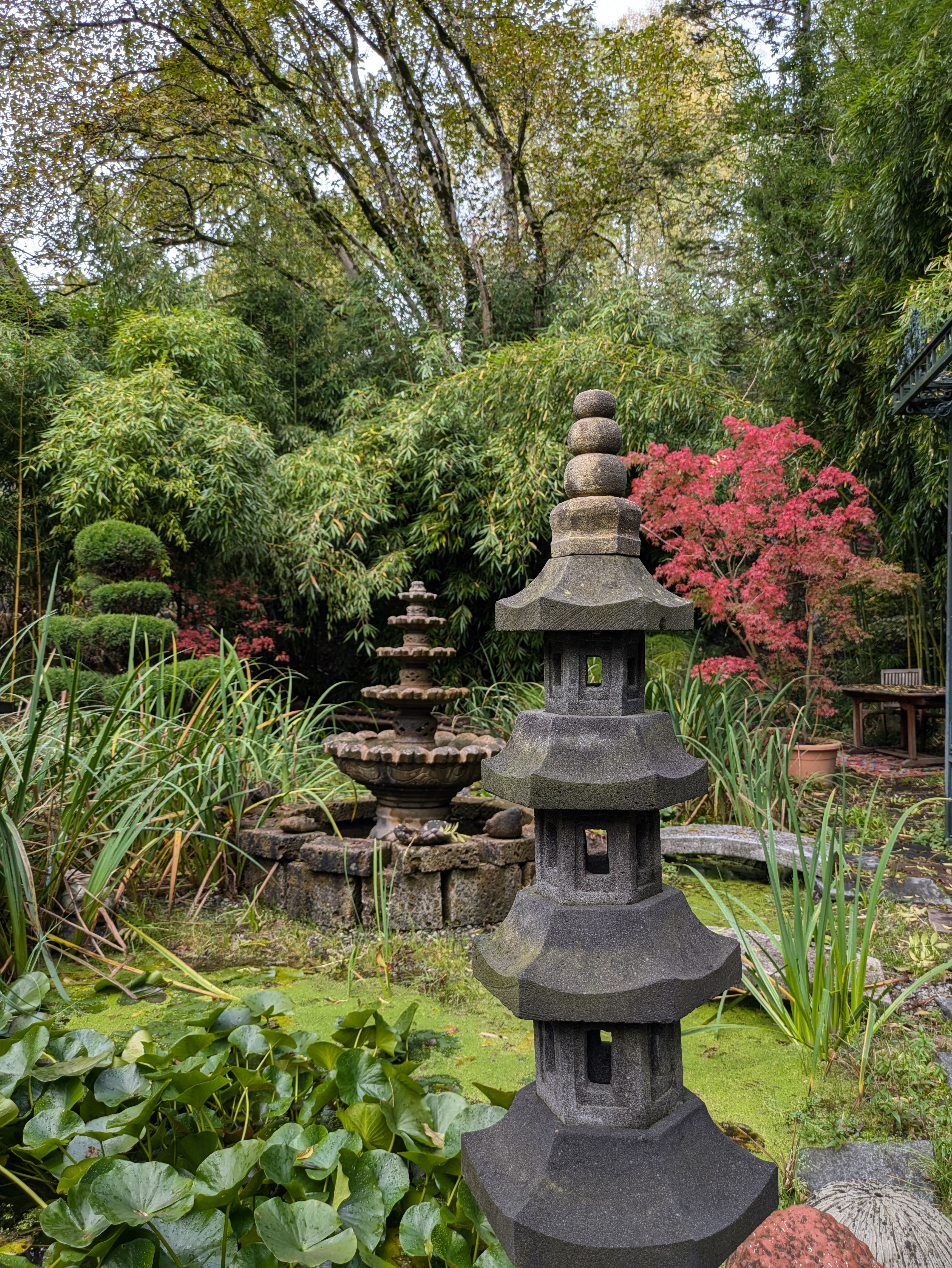 Japanische Steinpagode, 5 Ebenen