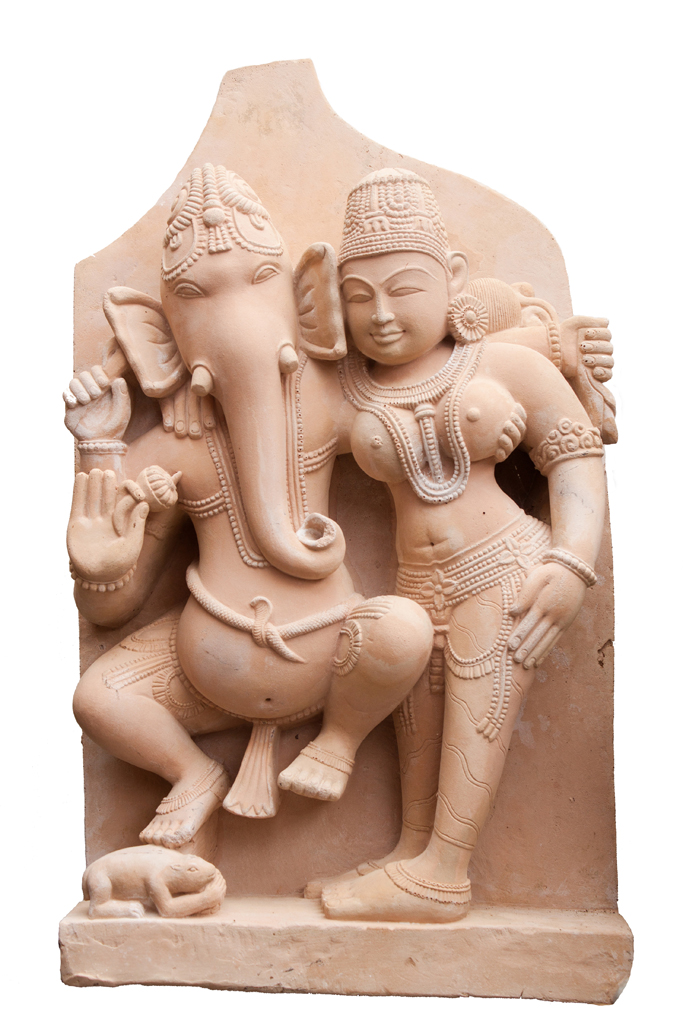 Ganesha und Shakti stehend