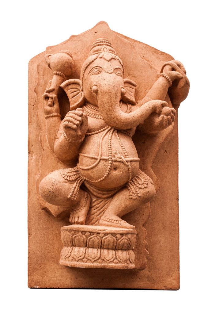 Ganesha tanzend Relief